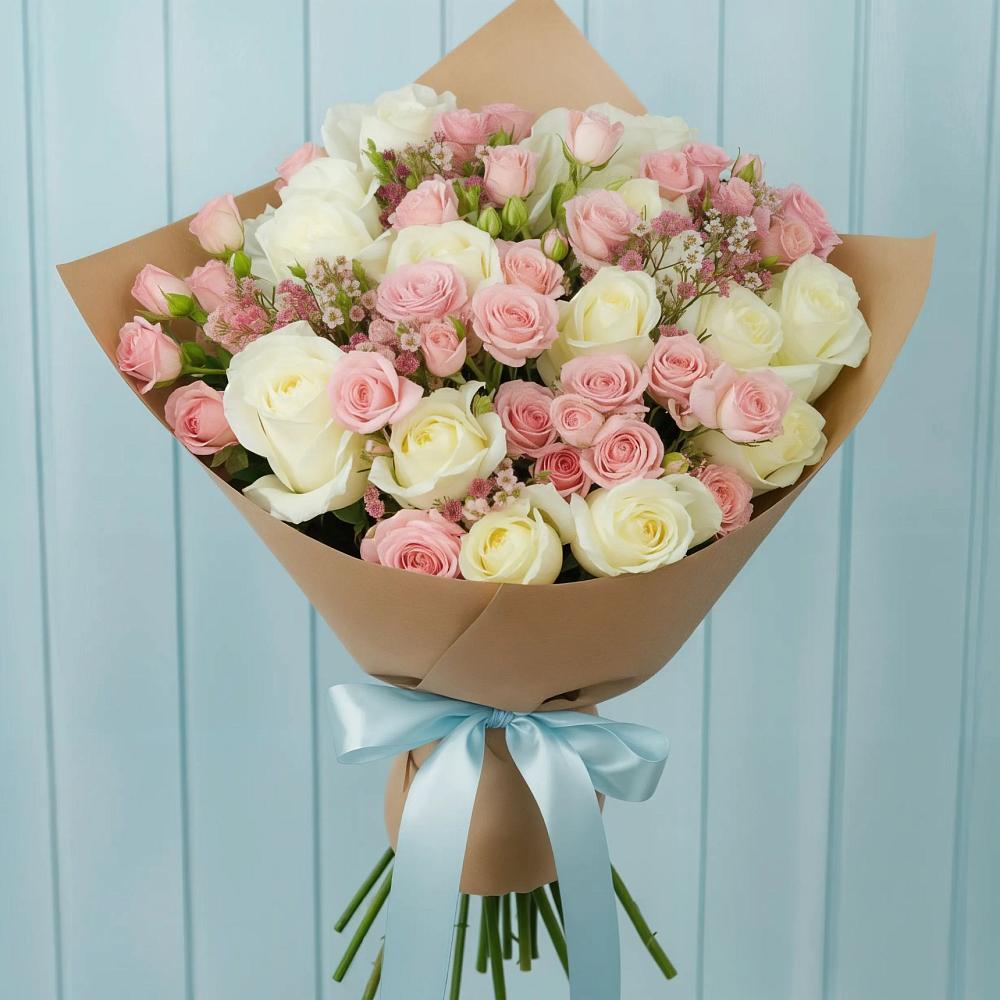 Букет цветов из: Розы в Загорянский