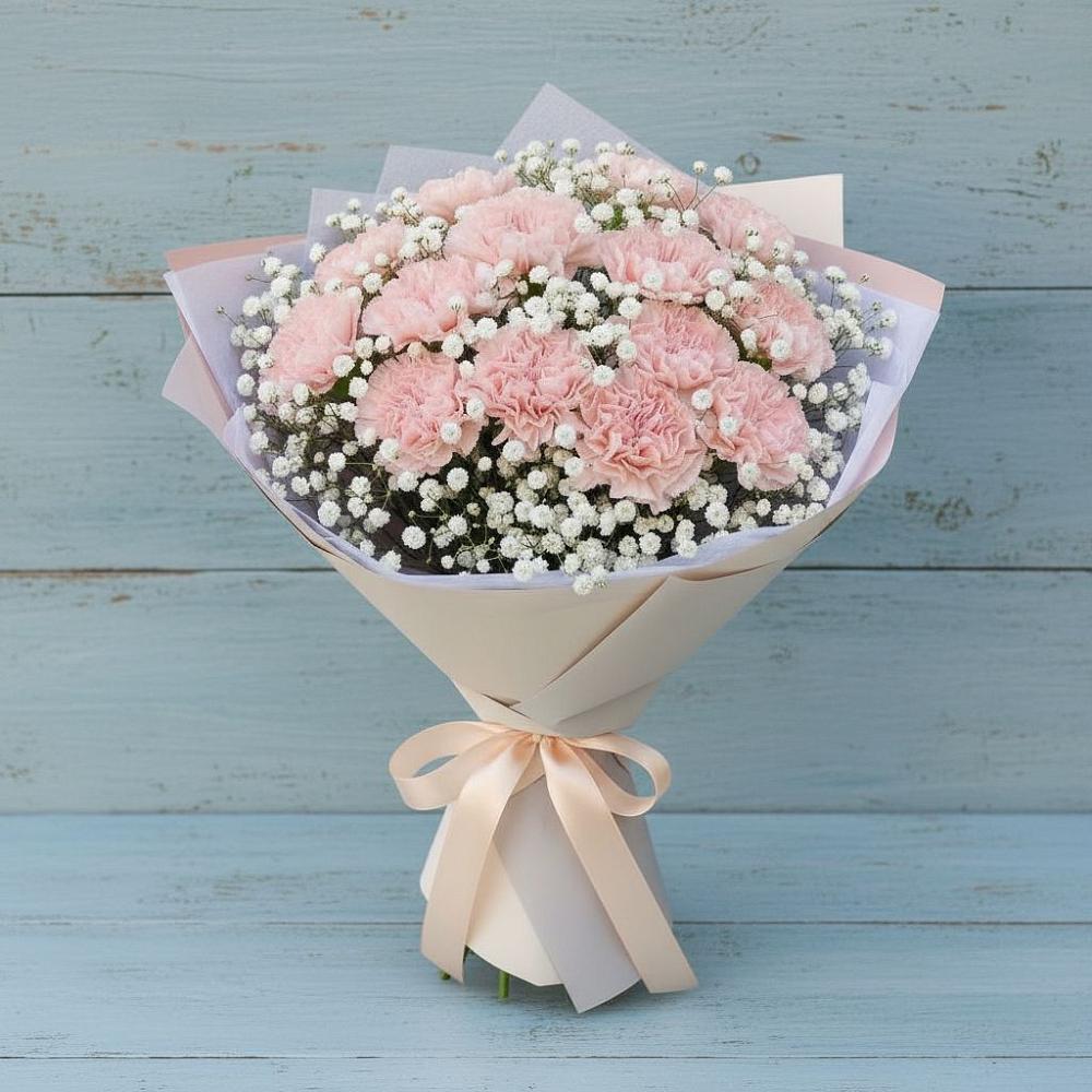 Букет цветов из: Гвоздики в Загорянский