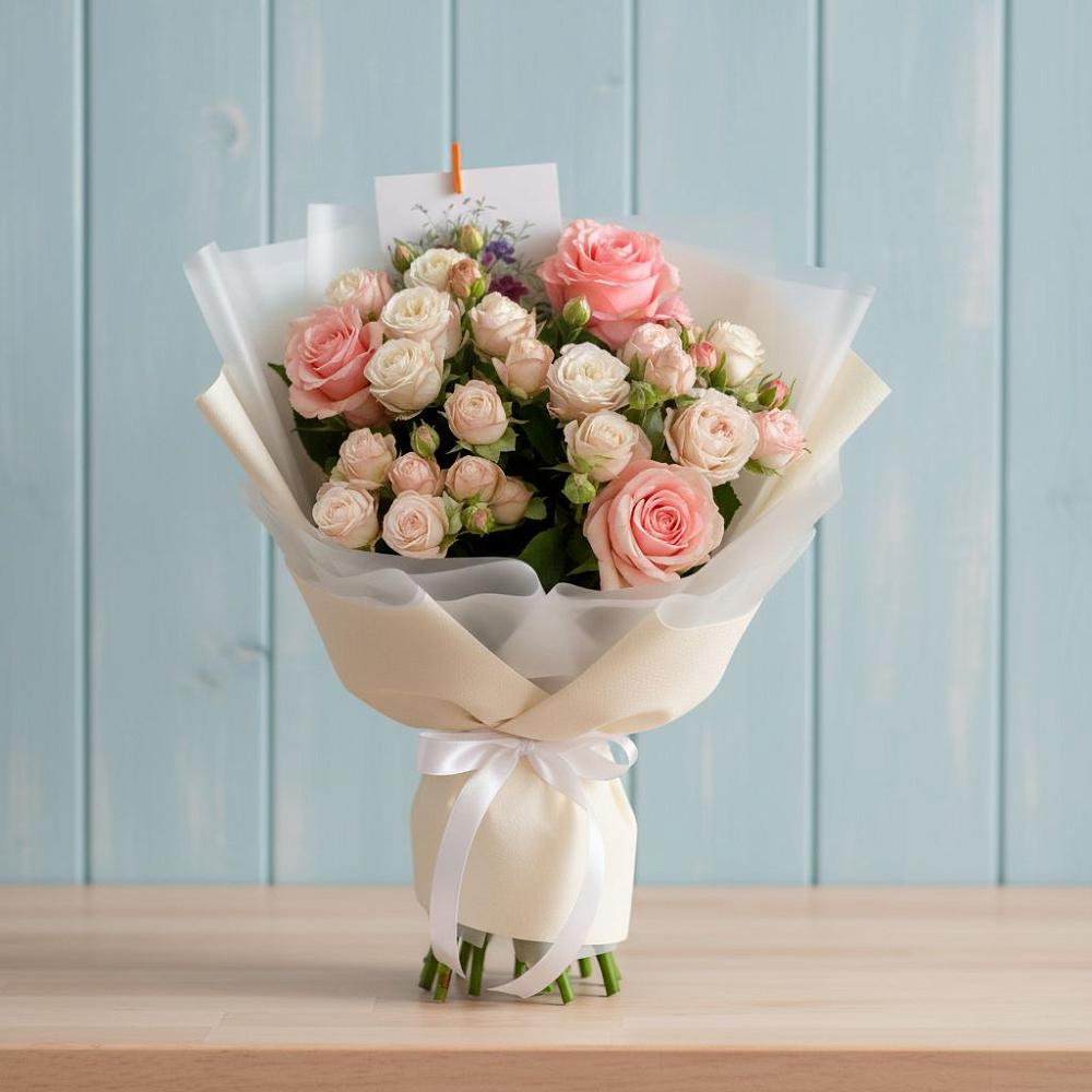 Букет цветов из: Розы в Загорянский