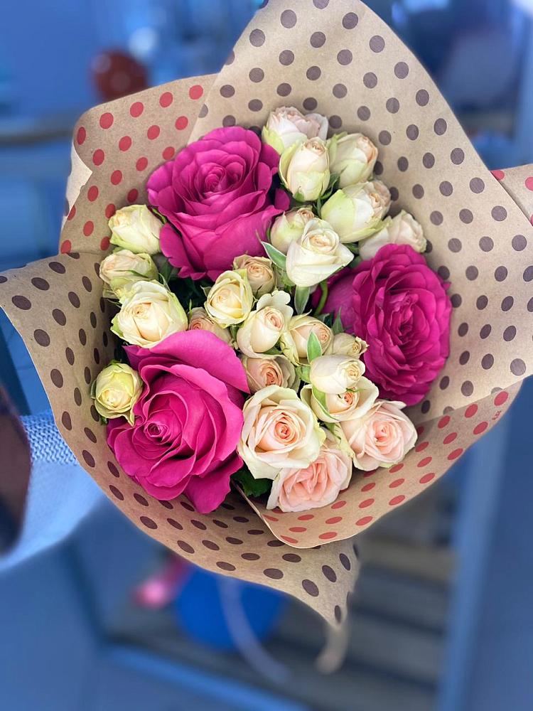 Букет цветов из: Розы в Загорянский