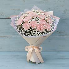 Букет цветов из:  Гвоздики в Загорянский
