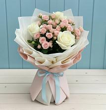 Букет цветов из:  Розы в Загорянский