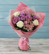 Букет цветов из:  Герберы #REPLACE_PRED# Загорянский