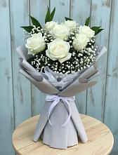 Букет цветов из:  Розы в Загорянский