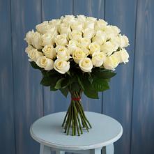 Букет 51 Белая роза Эдлесс Лав #REPLACE_PRED# Загорянский