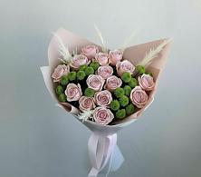 Букет цветов из:  Розы и Хризантемы в Загорянский