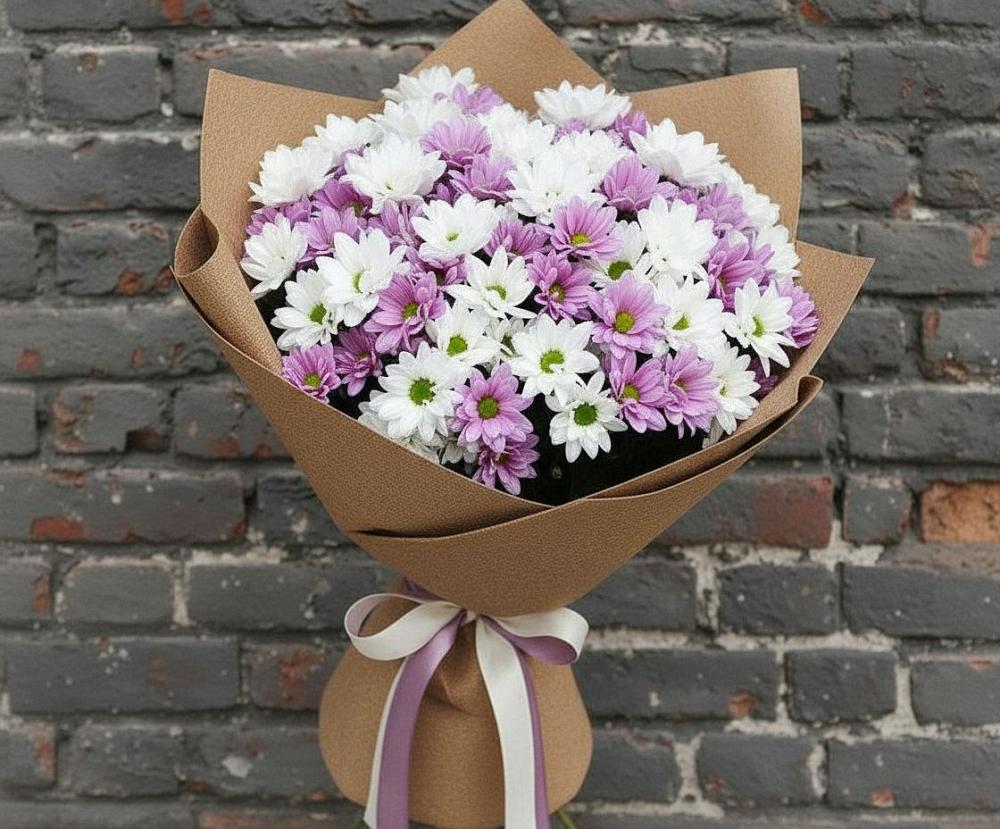 Букет цветов из: Хризантемы в Загорянский