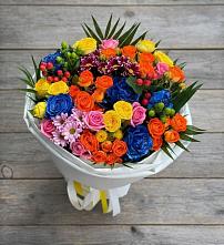 Букет цветов из:  Розы и Хризантемы #REPLACE_PRED# Загорянский