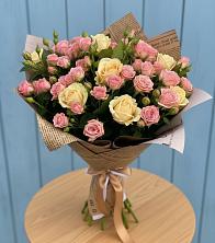 Букет цветов из:  Розы в Загорянский