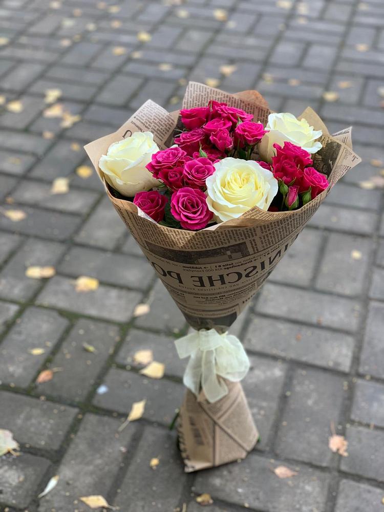 Букет цветов из: Розы в Загорянский