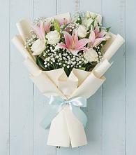Букет цветов из:  Лилии #REPLACE_PRED# Загорянский